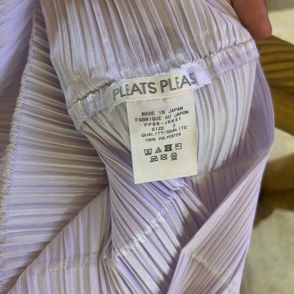 Issey Miyake Lavender top. One size - Picture 3 of 4